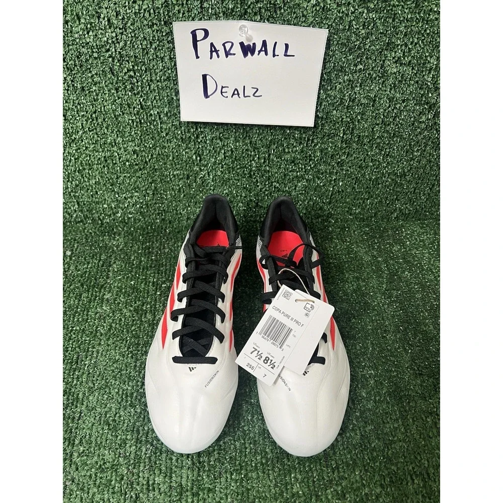 Adidas Copa Pure 3 Pro FG White Soccer Cleats Mens Size 7.5 Women's 8.5 ID9042